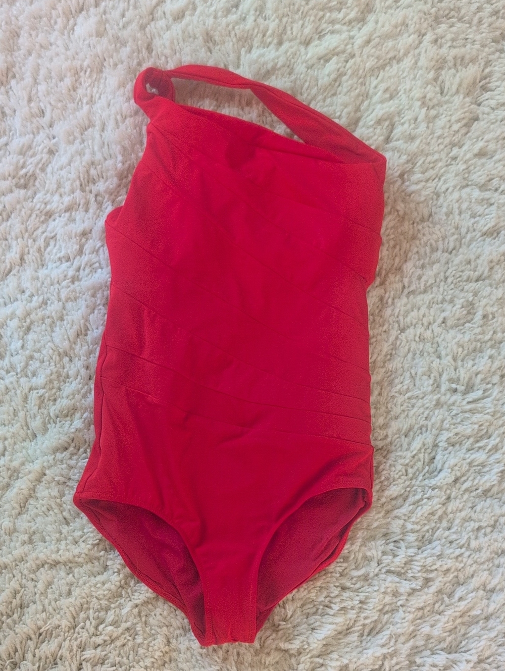 One-Shoulder Kiava Red Swimsuit